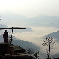 Augenblick in Nepal